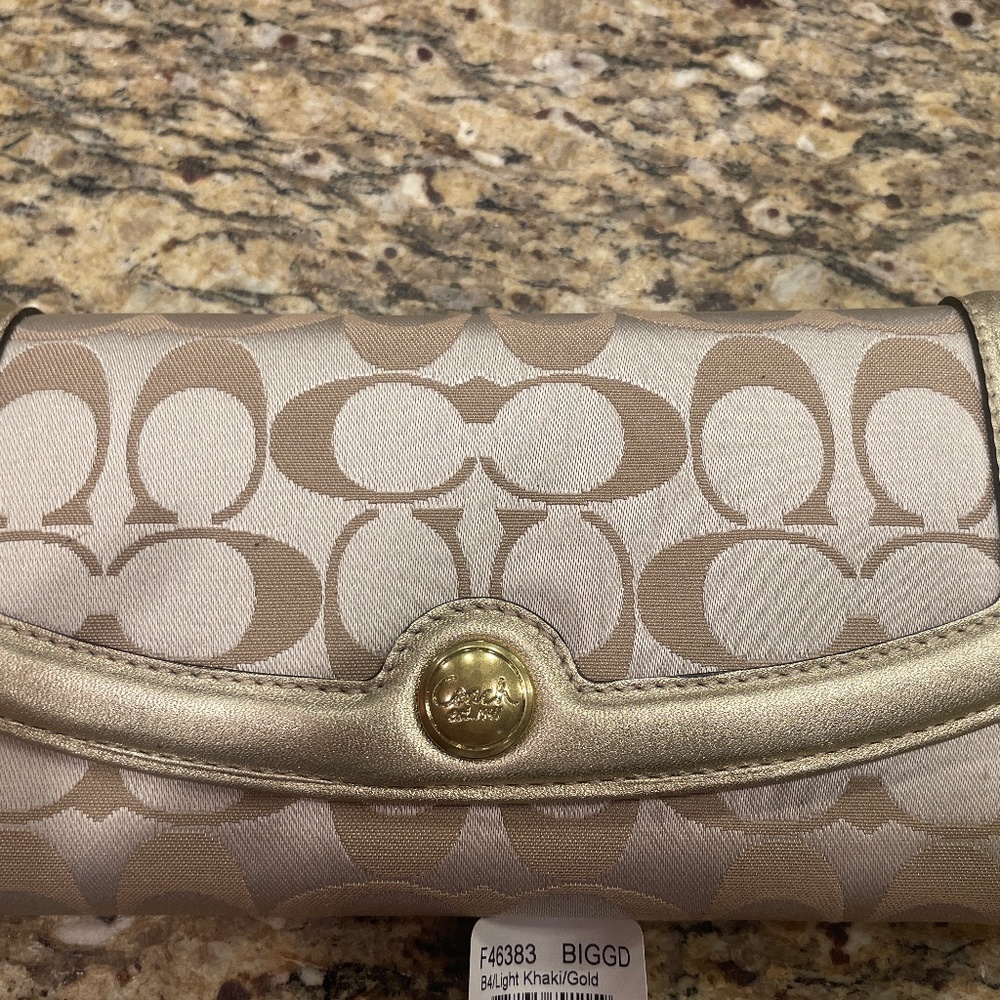 Coach checkbook/wallet